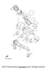Yamaha parts diagram for 26H-11413-62-00