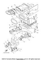 Yamaha parts diagram for 5LP-13596-01-00 - Ref #4