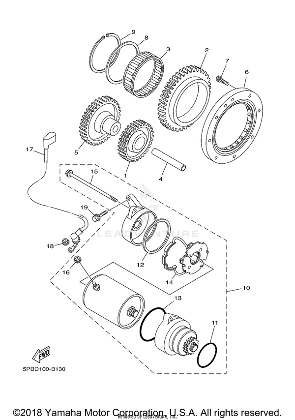 Yamaha parts diagram for 93310-5720G-00 - Ref #3