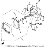 Yamaha parts diagram for 4K4-85770-00-00 - Ref #10