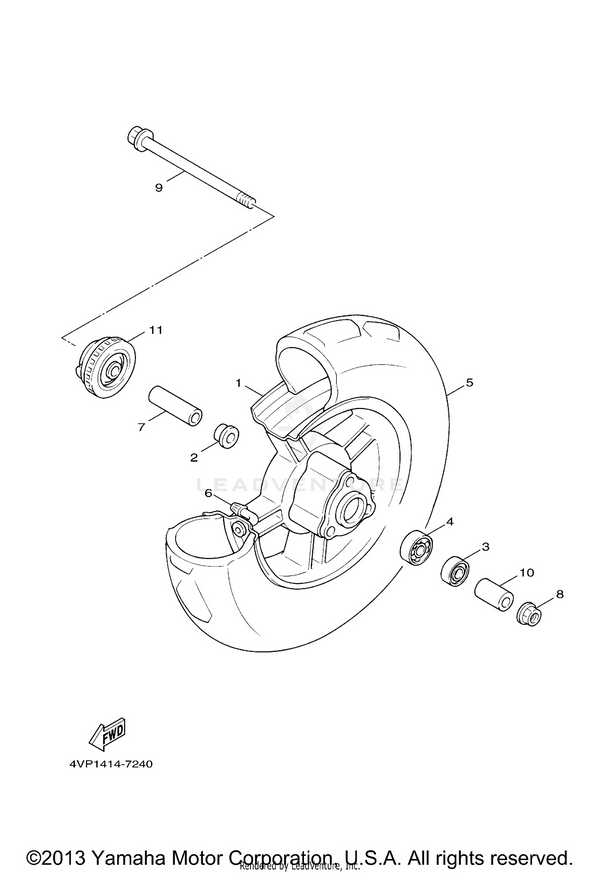 Yamaha parts diagram for 93102-17838-00 - Ref #3
