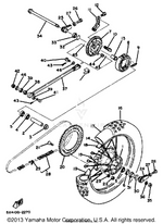 Yamaha parts diagram for 93108-23009-00 - Ref #39