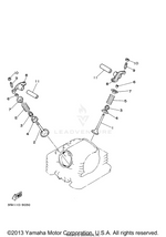 Yamaha parts diagram for 22F-12116-00-00 - Ref #4