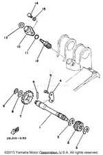Yamaha parts diagram for 4L0-17818-00-00 - Ref #13