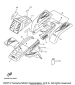 Yamaha parts diagram for 3GG-2173E-10-00
