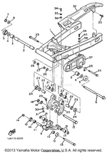 Yamaha parts diagram for 1TX-22156-00-00 - Ref #28