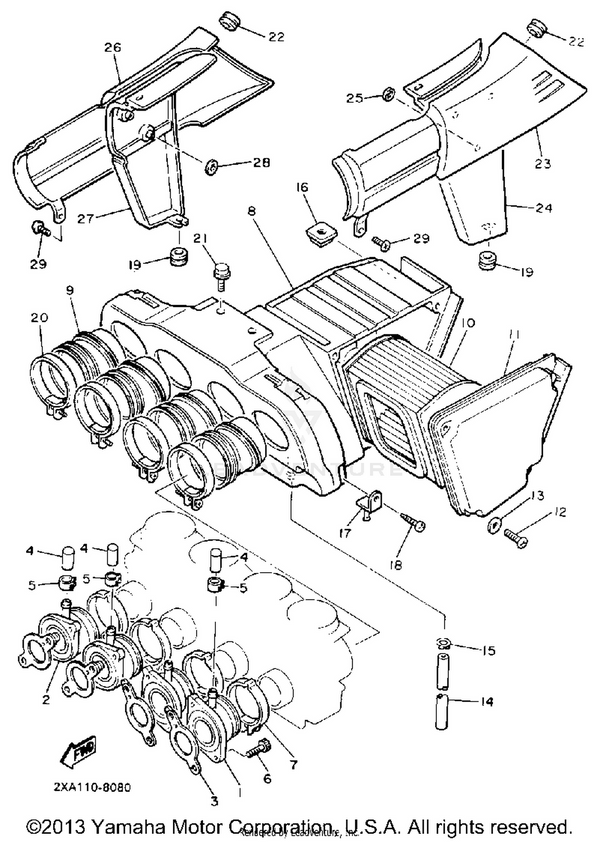 Yamaha parts diagram for 3KM-13556-00-00 - Ref #3