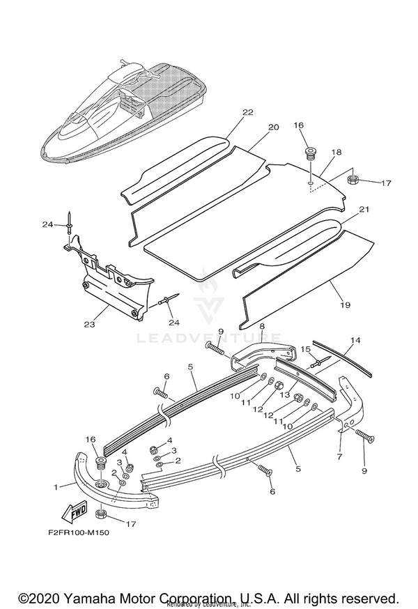Yamaha parts diagram for 90267-48963-00 - Ref #24