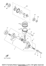 Yamaha parts diagram for 34L-11610-00-00