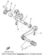 Yamaha parts diagram for 90560-11189-00 - Ref #7