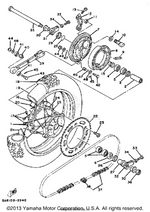 Yamaha parts diagram for 5X6-25389-00-00 - Ref #31