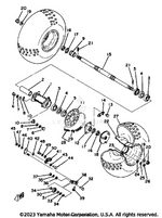 Yamaha parts diagram for 90215-33163-00 - Ref #17