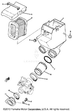Yamaha parts diagram for 90506-06107-00 - Ref #7
