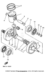 Yamaha parts diagram for 93450-19052-00 - Ref #4