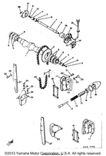 Yamaha parts diagram for 256-12241-01-00