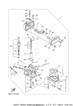 Yamaha parts diagram for 1A8-14953-00-00 - Ref #30