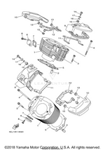 Yamaha parts diagram for 5EL-11351-01-00 - Ref #5