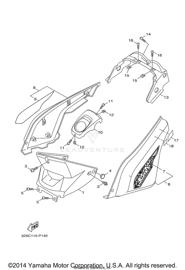 Yamaha parts diagram for 90159-06812-00 - Ref #3