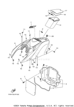Yamaha parts diagram for GU2-62875-02-00 - Ref #20