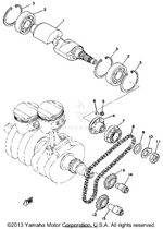 Yamaha parts diagram for 90215-16046-00 - Ref #10