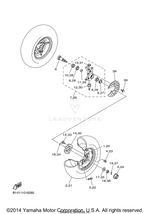 Yamaha parts diagram for 91490-30030-00 - Ref #19