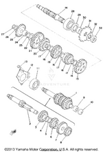 Yamaha parts diagram for 265-17241-00-00 - Ref #20