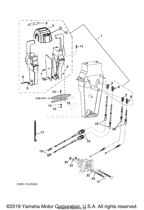 Yamaha parts diagram for 90601-200U2-00 - Ref #17