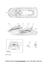 Yamaha parts diagram for F2T-U417F-G0-00 - Ref #5
