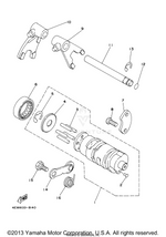 Yamaha parts diagram for 93430-08007-00 - Ref #13