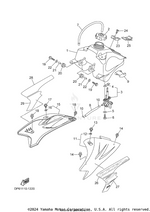 Yamaha parts diagram for 1P6-F4173-00-00 - Ref #25