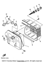 Yamaha parts diagram for 7RH-14737-00-00 - Ref #9