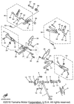 Yamaha parts diagram for 4XV-27430-00-00 - Ref #39