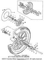 Yamaha parts diagram for 256-25149-00-00