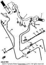 Yamaha parts diagram for 3AA-26351-00-00 - Ref #19