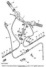 Yamaha parts diagram for 2JA-26351-00-00 - Ref #17