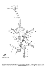 Yamaha parts diagram for 99001-12600-00 - Ref #9