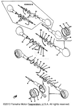 Yamaha parts diagram for 447-83368-00-00 - Ref #21