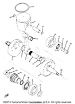 Yamaha parts diagram for 363-11611-30-00