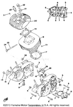 Yamaha parts diagram for 251-11181-00-00 - Ref #19