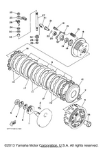 Yamaha parts diagram for 93210-06632-00 - Ref #22