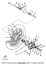 Yamaha parts diagram for 143-25412-00-00 - Ref #10