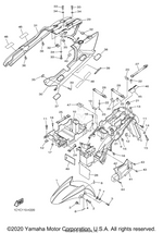 Yamaha parts diagram for 3P6-2163F-01-P0 - Ref #39