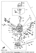 Yamaha parts diagram for 620-1423A-75-00 - Ref #13
