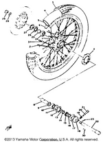 Yamaha parts diagram for 341-25104-00-00 - Ref #2