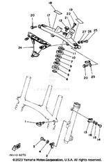 Yamaha parts diagram for 136-23415-00-00 - Ref #10