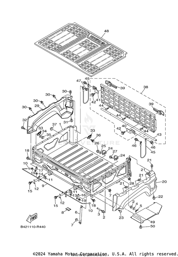 Yamaha parts diagram for 90269-07805-00 - Ref #21
