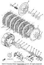 Yamaha parts diagram for 256-16340-09-00