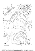 Yamaha parts diagram for 5BN-21587-01-00 - Ref #8