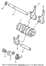 Yamaha parts diagram for 55K-18511-01-00 - Ref #5