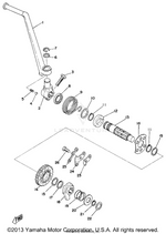 Yamaha parts diagram for 90214-16009-00 - Ref #15